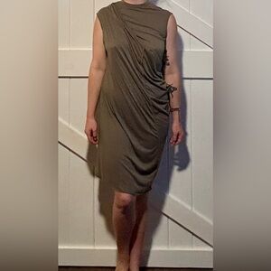 Rick Owens Dust Asymmetrical Dress